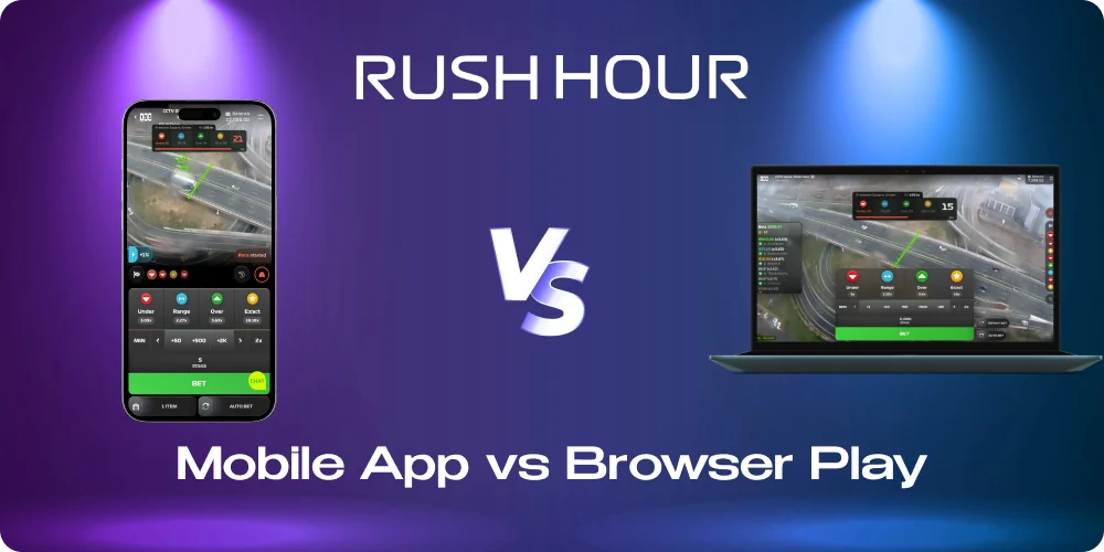 Difference between on Mobile App and Browser Play Rush Hour Game